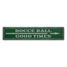 Bocce Ball Arrow Rustic Wood Sign