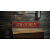 4th of July Stars Rustic Wood Sign