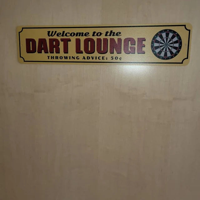 Dart Lounge Sign