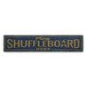 Play Shuffleboard Here Rustic Wood Sign