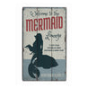 Mermaid Lounge Rustic Wood Sign