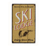 Ski Lodge Enjoy Your Stay Rustic Wood Sign