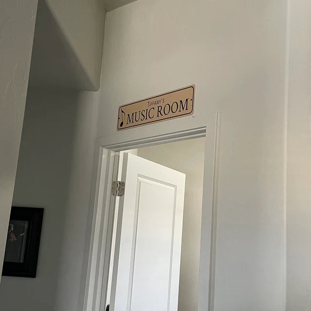 Music Room Name Sign