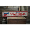 Proud Democrat Rustic Wood Sign