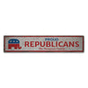 Proud Republican Rustic Wood Sign