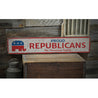 Proud Republican Rustic Wood Sign