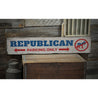 Vote Smart Republican Rustic Wood Sign