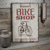 Bike Shop Rustic Wood Sign