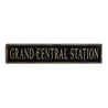 Grand Central Station Rustic Wood Sign