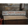 Chevrolet Corvette Rustic Wood Sign