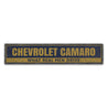 Chevrolet Camaro Rustic Wood Sign