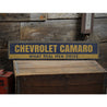 Chevrolet Camaro Rustic Wood Sign