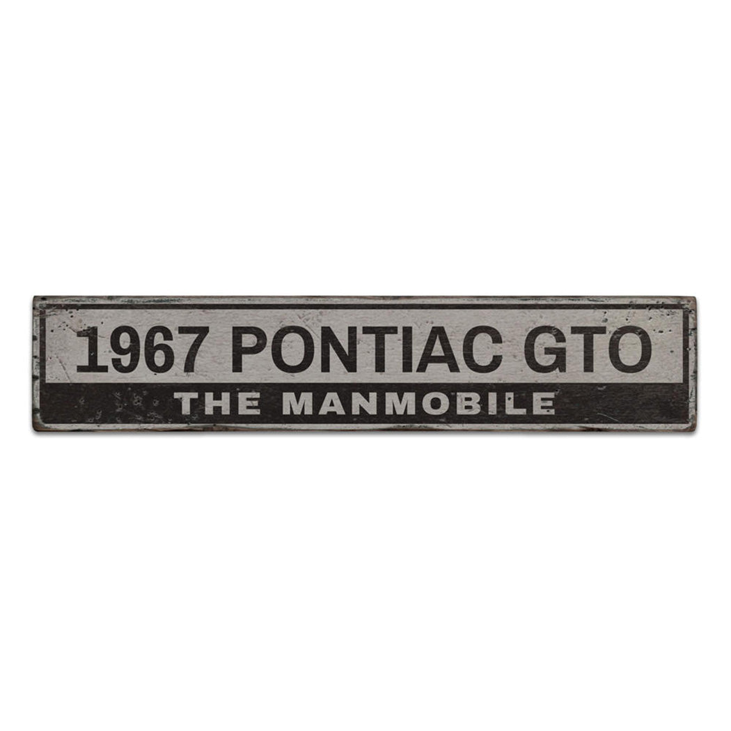 GTO Rustic Wood Sign