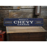 Chevy Rustic Wood Sign