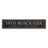 Vintage Buick Rustic Wood Sign