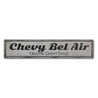 Chevy Bel Air Rustic Wood Sign