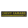 Chevy Logo Camaro Rustic Wood Sign