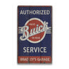 Buick Service Rustic Wood Sign