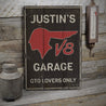 GTO Lovers Onlly Rustic Wood Sign