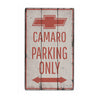 Camaro Parking Only Rustic Wood Sign