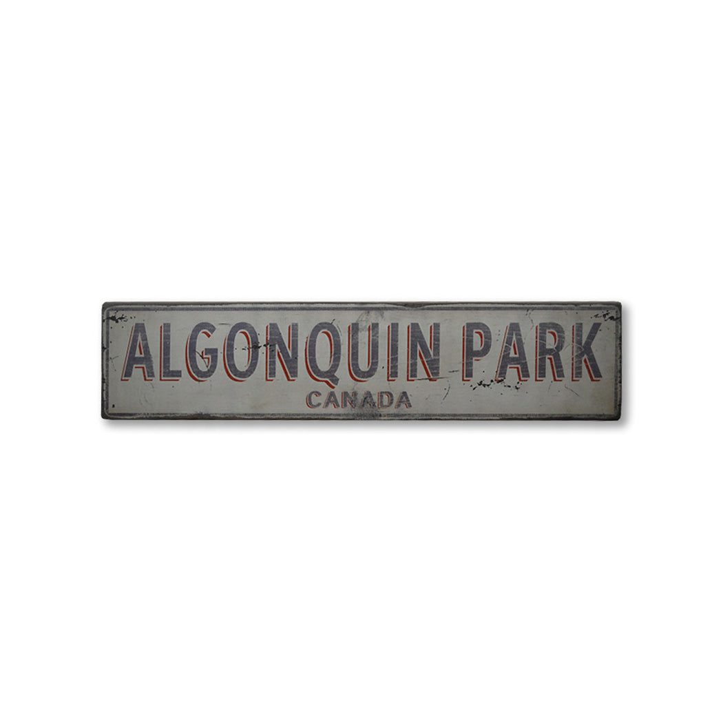 Park & Country Rustic Wood Sign