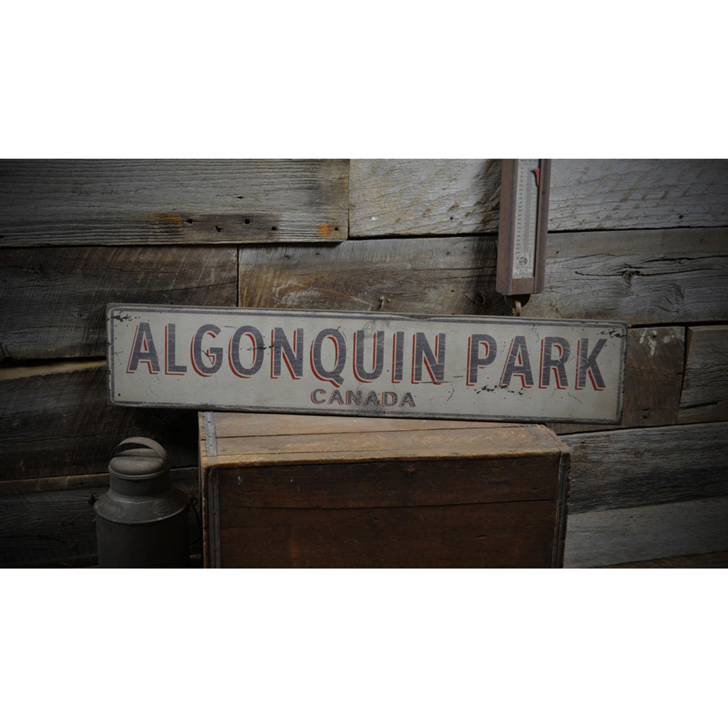 Park & Country Rustic Wood Sign