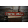 Coffee Shop Rustic Wood Sign