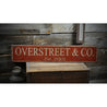 Business Est. Date Rustic Wood Sign