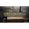 Farm or Business Rustic Wood Sign