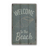 Welcome to the Beach Rustic Wood Sign