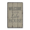 Lake House Anchor Rustic Wood Sign