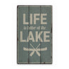 Lake Canoe Rustic Wood Sign