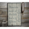 Memories Made at the Lake Rustic Wood Sign