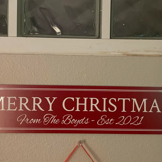 Merry Christmas Sign