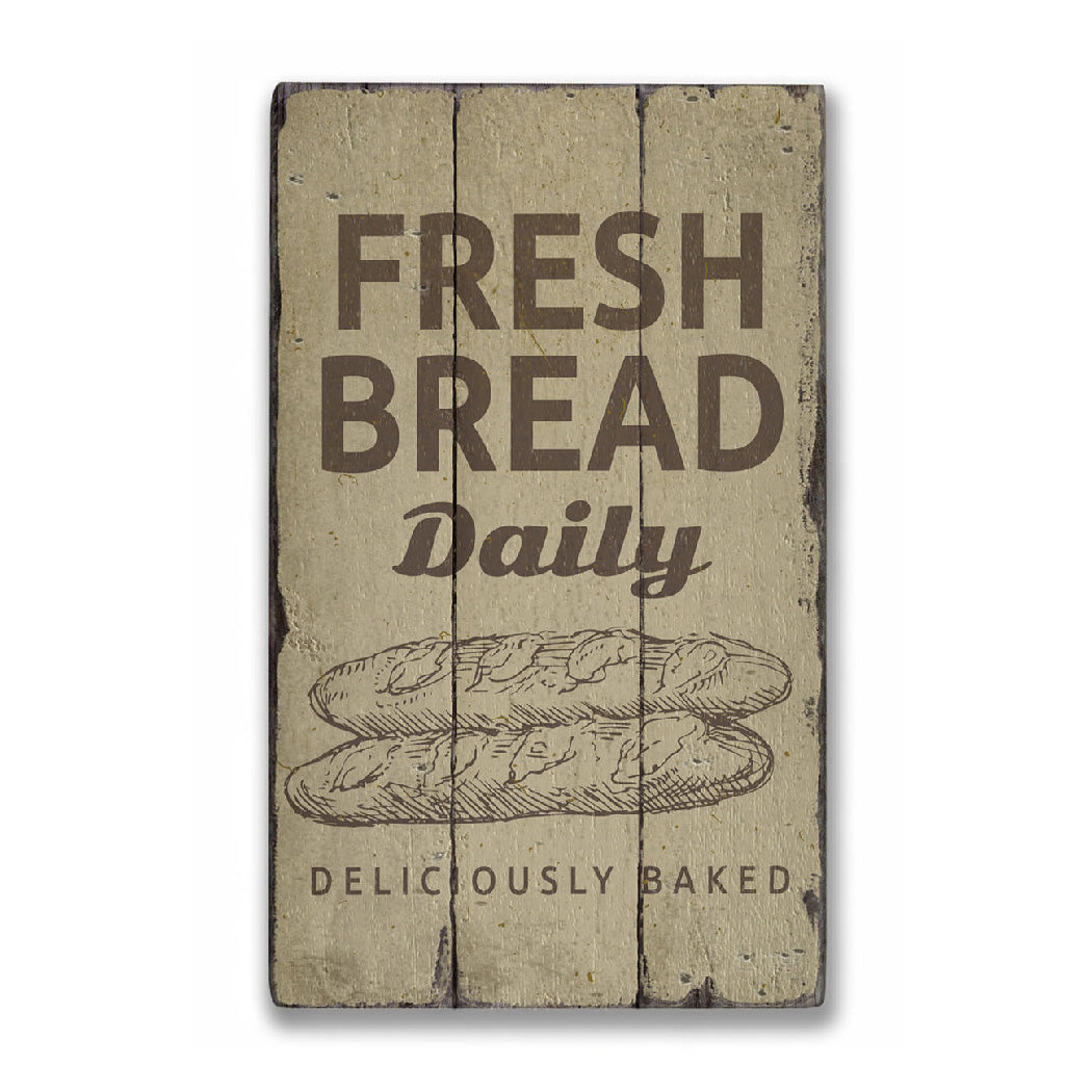 Bread Bundle. Sign Fresh Bread Rustic Wood Sign – Lizton Sign Shop