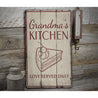 Grandma's Kitchen Rustic Wood Sign