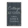 Cottage Kitchen Rustic Wood Sign