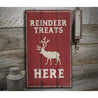 Reindeer Treats Rustic Wood Sign