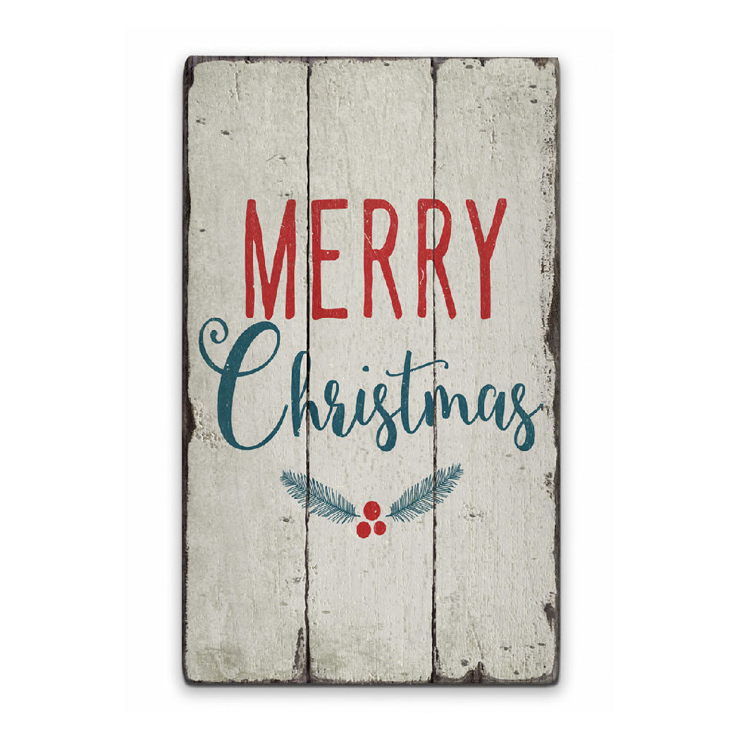 Christmas Rustic Wood Sign