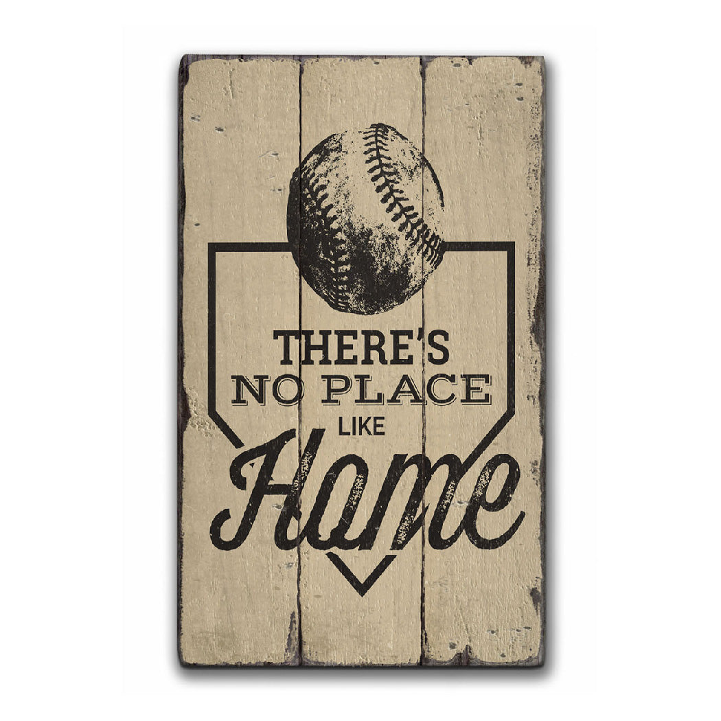 No Place Like Home Rustic Wood Sign