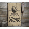 No Place Like Home Rustic Wood Sign