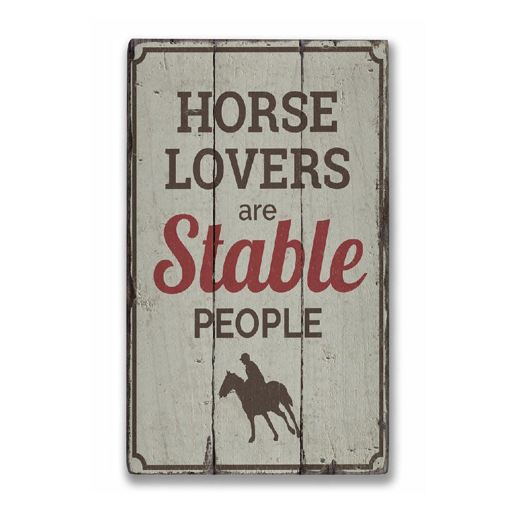 Horse Phrase Rustic Wood Sign