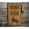 Born to Ride Rustic Wood Sign