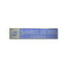 Sanibel Island Beach Rustic Wood Sign