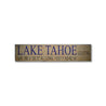 Lake Tahoe Rustic Wood Sign