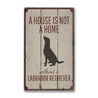 Lab Dog Rustic Wood Sign