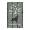 Retriever Rustic Wood Sign