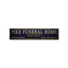 Funeral Home Rustic Wood Sign