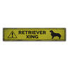 Retriever Crossing Rustic Wood Sign