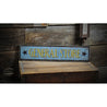 General Store w/ Stars Rustic Wood Sign